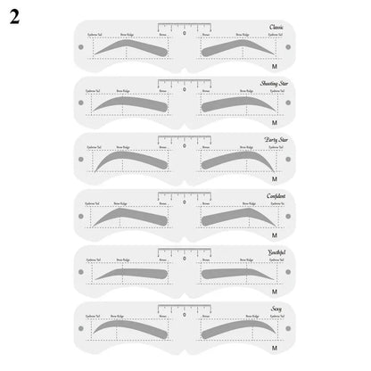 Reusable Eyebrow Stencil Set – Perfect Brow Shaping Made Easy!