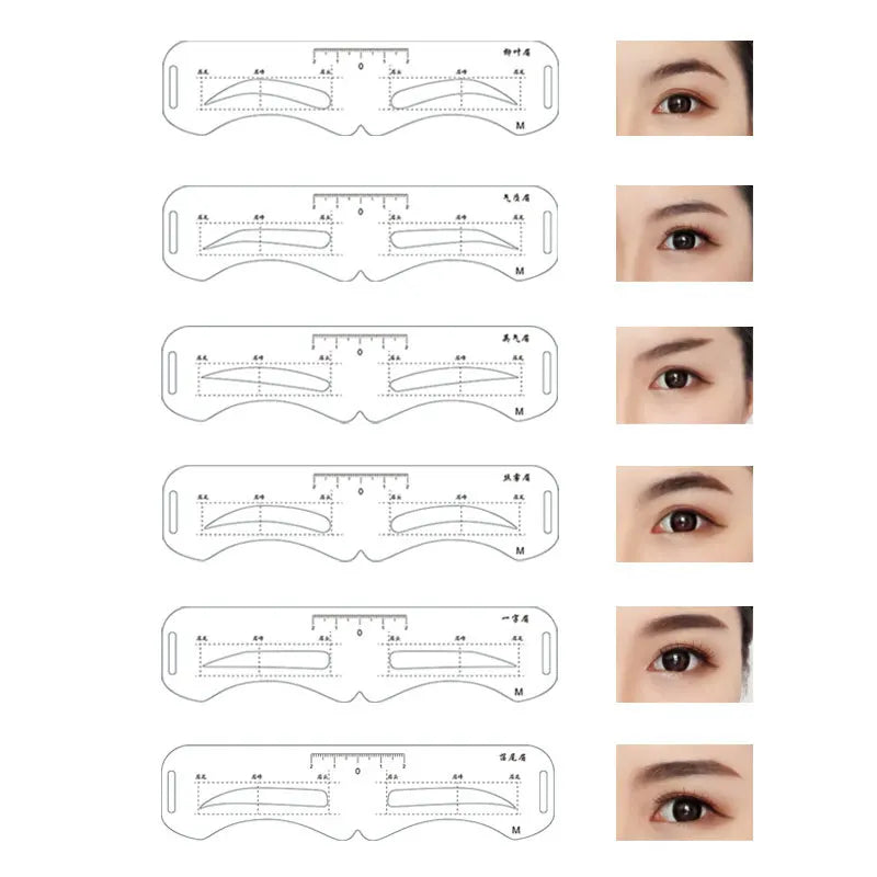 Reusable Eyebrow Stencil Set – Perfect Brow Shaping Made Easy!