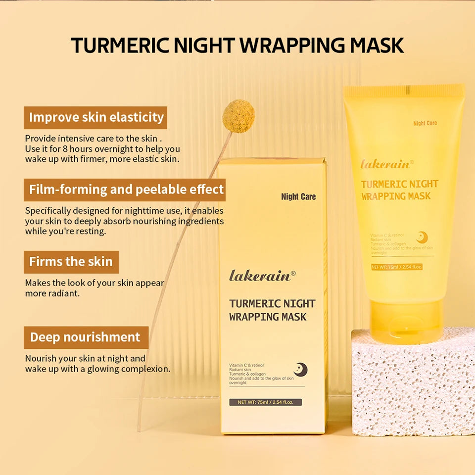 Overnight Turmeric Collagen Peel-Off Face Mask