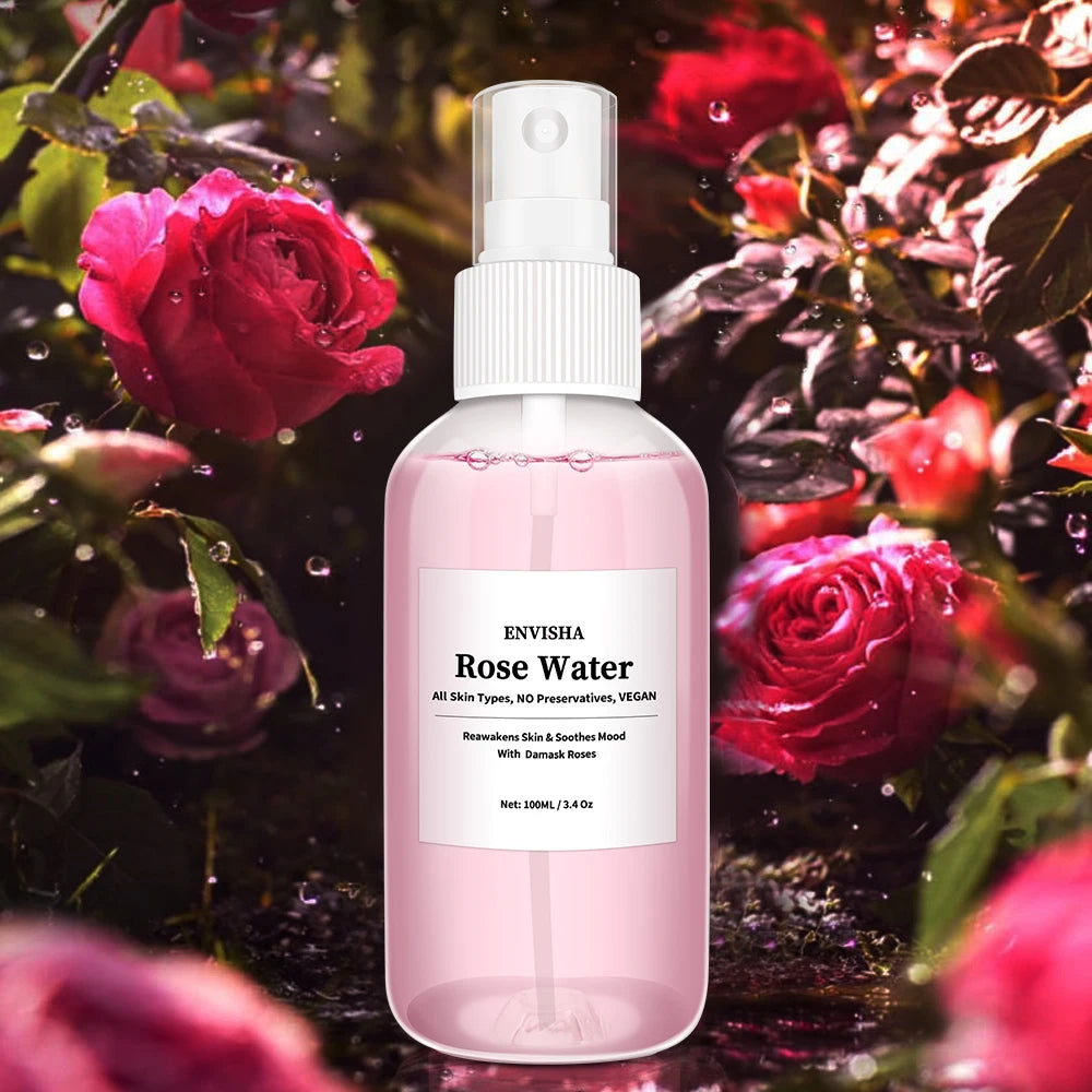 🌹 Organic Rose Water Toner – Hydrate, Refresh & Revitalize Your Skin!