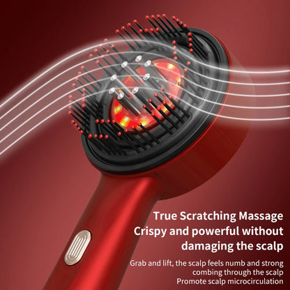 3-in-1 Electric Scalp Massager & Red Light Therapy Comb for Hair Growth