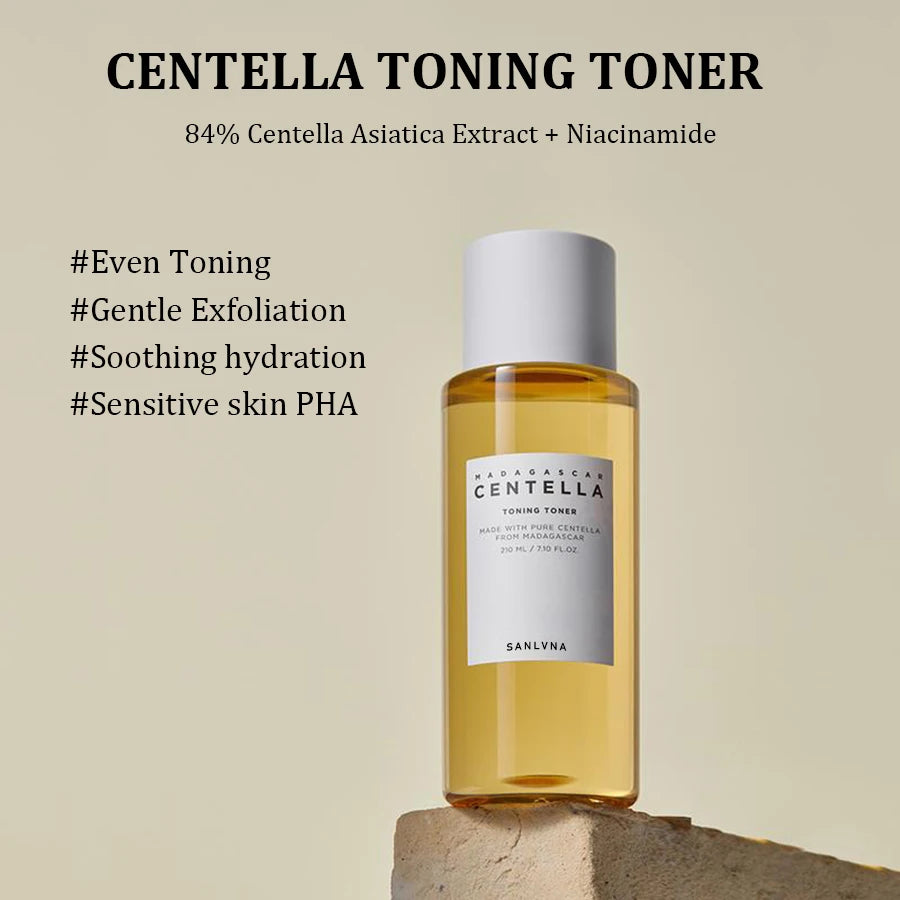 🌿 Centella Asiatica Exfoliating Toner – Acne Control & Deep Hydration