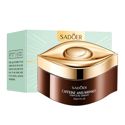 SADOER Caffeine Eye Cream – Reduce Dark Circles & Eye Bags for Brighter Eyes