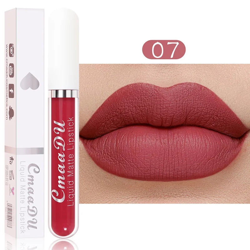 💋 Cmaa Du Matte Liquid Lipstick – No Smudge, No Fade!