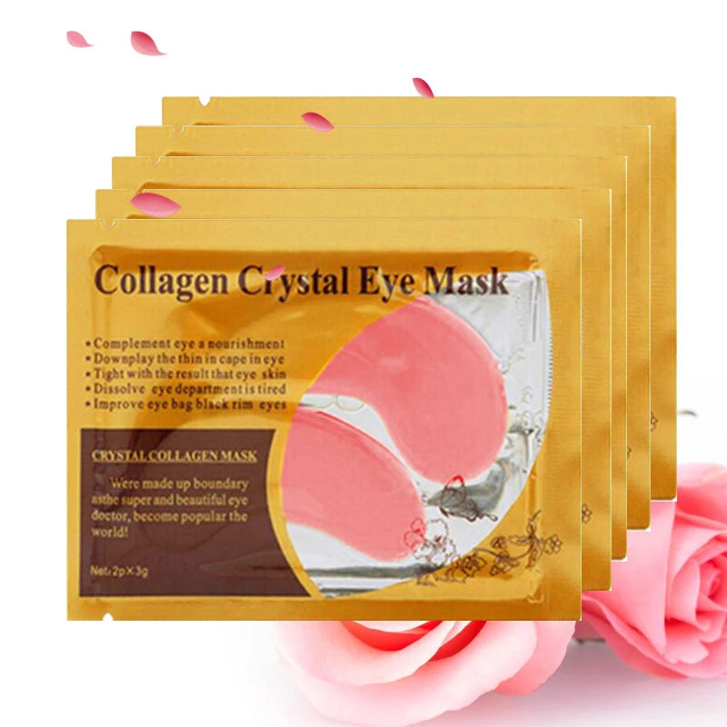 10Pairs Gold Collagen Crystal Eye Mask – Reduce Puffiness, Wrinkles & Dark Circles