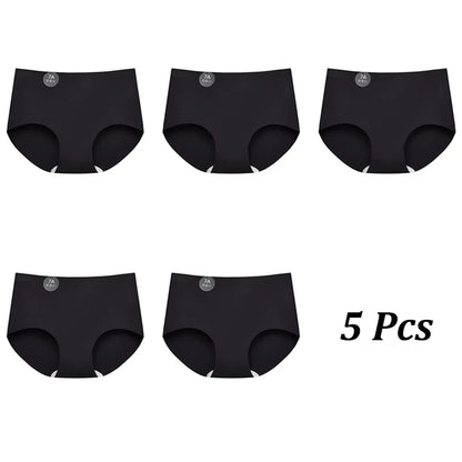 5PCS Set Invisible Seamless Panty  –  High Elastic,  Ultra-Thin, Soft