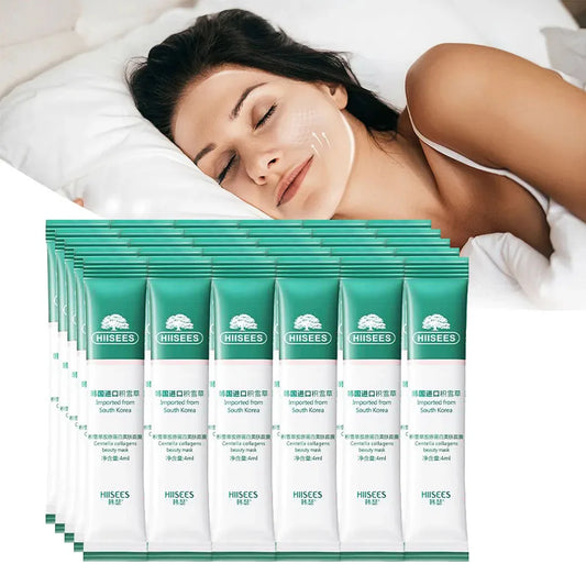 30pcs Centella Collagen Sleeping Night Face Masks – Anti-Aging & Deep Moisturizing Face Care