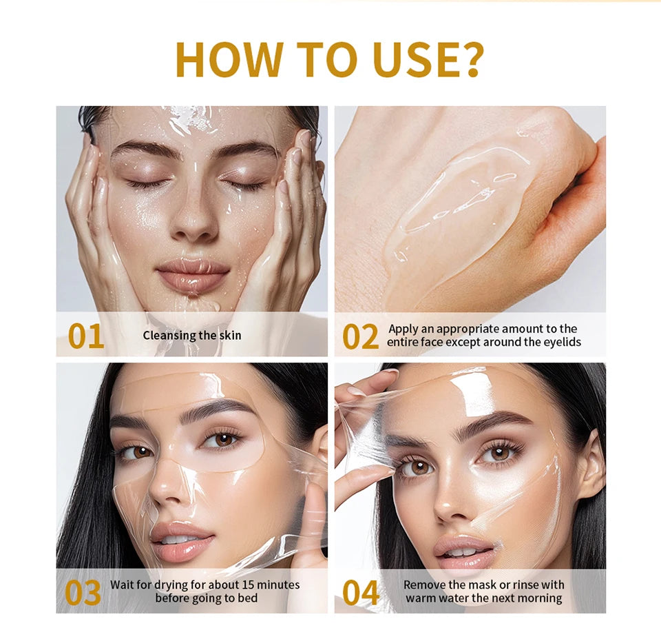 Overnight Turmeric Collagen Peel-Off Face Mask