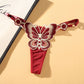 Cute Butterfly Embroidery G String Thongs