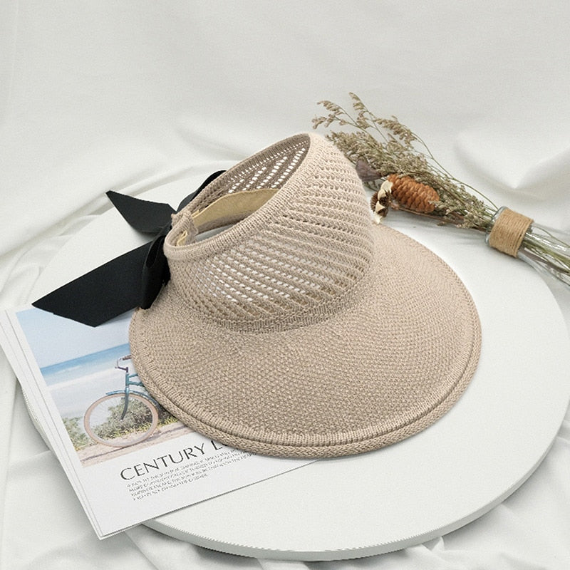 Wide Brim Bow Beach Hat