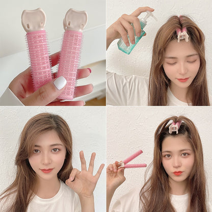 Fluffy Hair Cushion  Clip Set