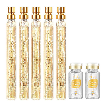 24K Gold Face Serum Active Collagen Silk Thread Facial Essence