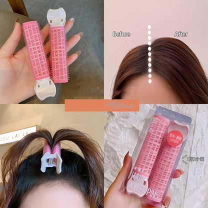 Fluffy Hair Cushion  Clip Set