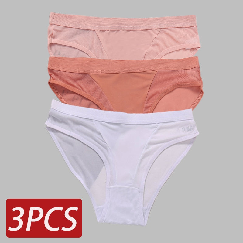 3PCS/Set Seamless Hollow Out Panties