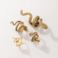 4pcs/set Vintage Snake Shape Rings
