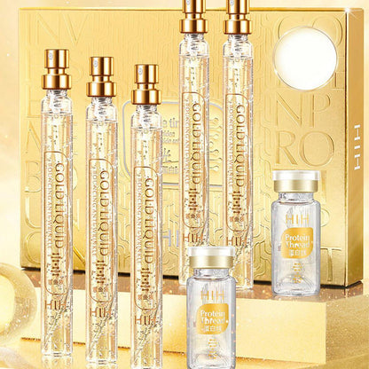 24K Gold Face Serum Active Collagen Silk Thread Facial Essence