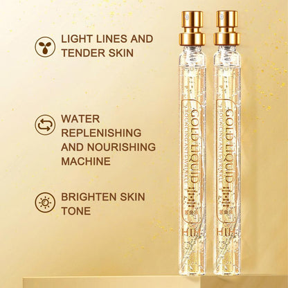 24K Gold Face Serum Active Collagen Silk Thread Facial Essence