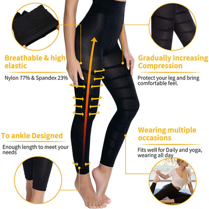 Leg Slimming Body Shaper Anti Cellulite Compression Leggings