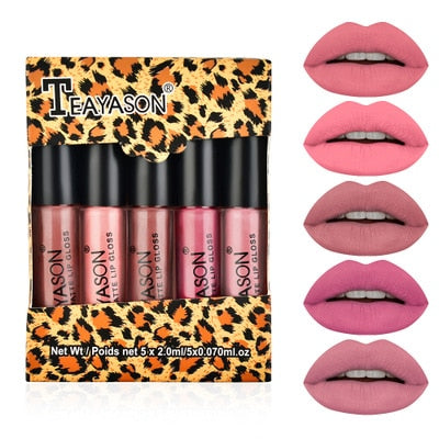 4/6PCS Sexy Matte Velvet Lipstick Set