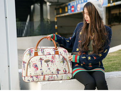 Fashionable Print Travel Duffle Bag