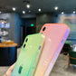 Luxury Square Gradient Silicone iPhone Case 13 / 13 Mini / 13Pro / 13 Pro Max
