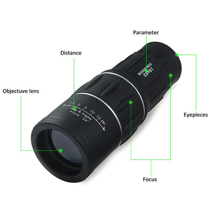 Mini Monocular Telescope Dual Focus Zoom Binoculars