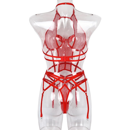 Sensual Transparent Bandage Lingerie Set