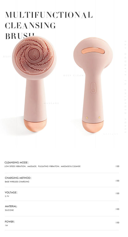 Electric Silicone Facial Brush