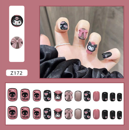 24pcs/box Glue Detachable Fake Nails