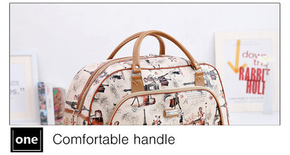 Fashionable Print Travel Duffle Bag