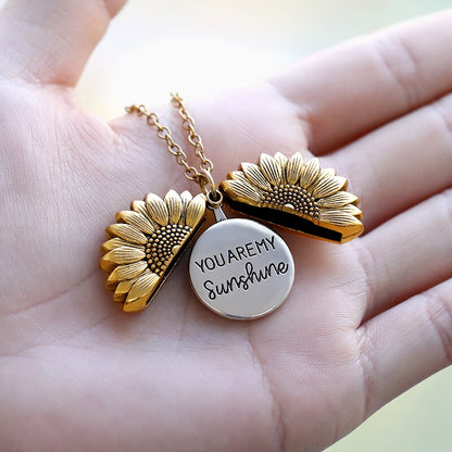 You Are My Sunshine - Sunflower Necklace