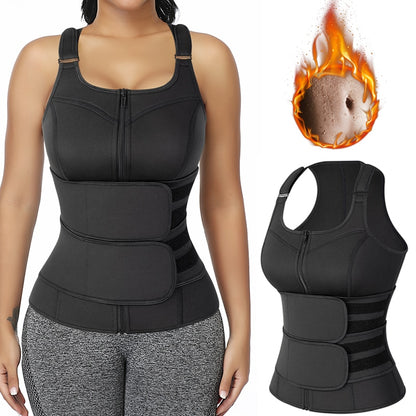 Neoprene Sauna Vest Waist Trainer