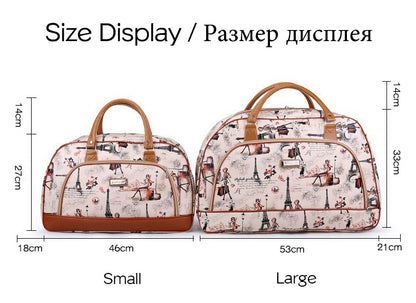 Fashionable Print Travel Duffle Bag