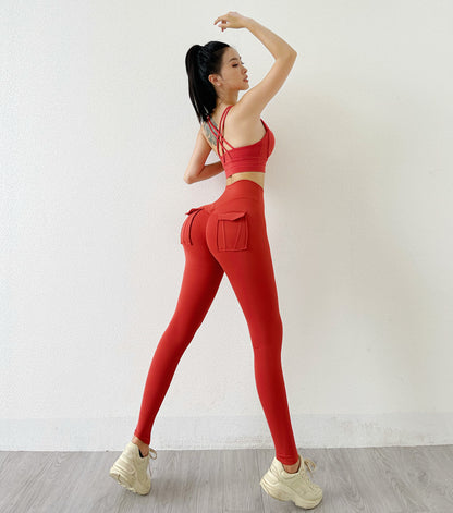 Back Pocket Sport Yoga Pants Leggings