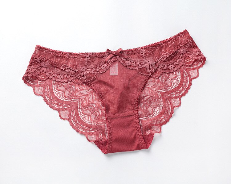 Sexy Lace Ultra Thin Transparent Bra and Panties Set