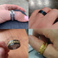 Spinner Chain Punk Ring