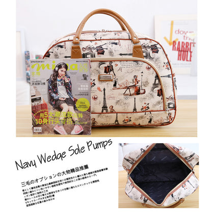 Fashionable Print Travel Duffle Bag