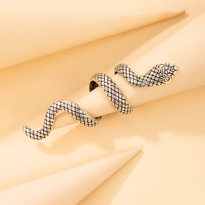 4pcs/set Vintage Snake Shape Rings