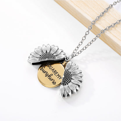 You Are My Sunshine - Sunflower Necklace