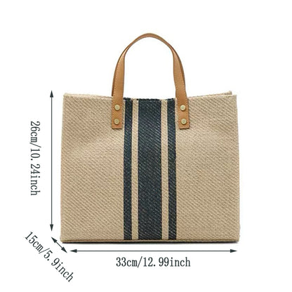 Striped Vintage Tote