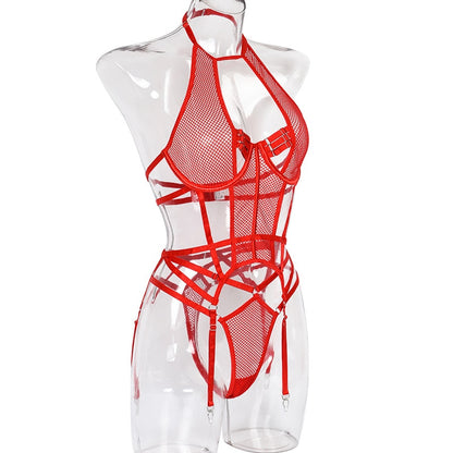 Sensual Transparent Bandage Lingerie Set