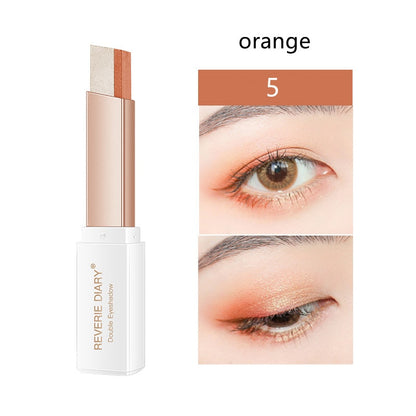 Double Color Gradient Lazy Eye Shadow Makeup