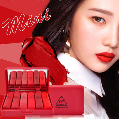 4/6PCS Sexy Matte Velvet Lipstick Set