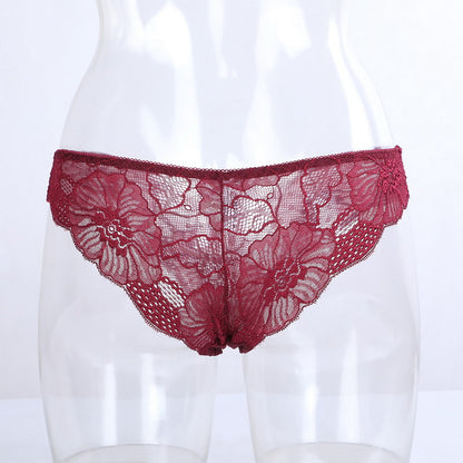 Floral Lace Low Waist Panties