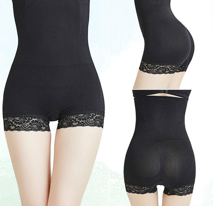 High Waist  Slimming Tummy Control Lace Boy Shorts