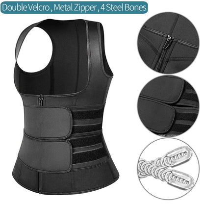 Neoprene Sauna Vest Waist Trainer