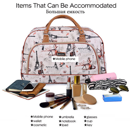 Fashionable Print Travel Duffle Bag