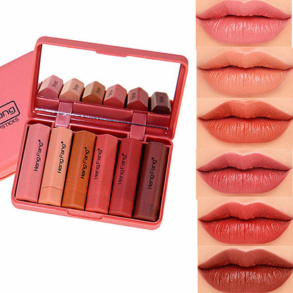 4/6PCS Sexy Matte Velvet Lipstick Set