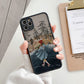 Cartoon Scenery Girl iPhone Case 13 / 13 Mini / 13Pro / 13 Pro Max