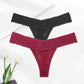2PCS/Set Floral Lace G-string Thong Panties